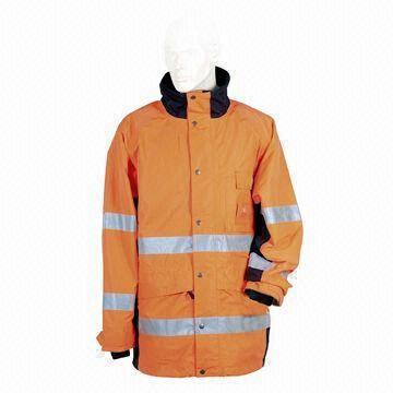 China Workwear/Coverall Jacket, Made of T/T Fabric Shell wholesale