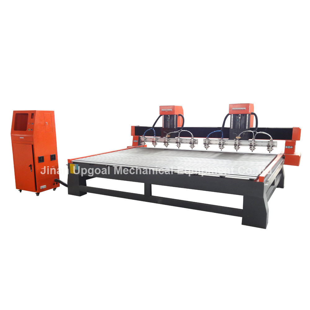 China 10 Heads 10 Spindles Furniture CNC Engraving Cutting Machine 2500*2200mm wholesale