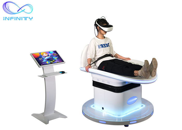 China Dynamic Platform Thrilling Roller Coaster Simulator 9D VR Slide wholesale