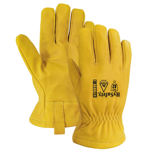 China ASTM F2675 / F2675M - 13 Arc Flash Gloves Ansi Level A2 Cut Resistant Gloves wholesale