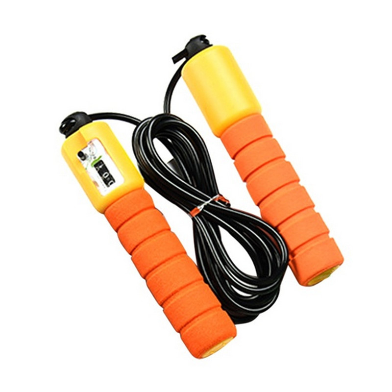 China Fashion Adjustable Jump Rope , Professional Jump Rope 2.9m Length With Electronic Counter wholesale