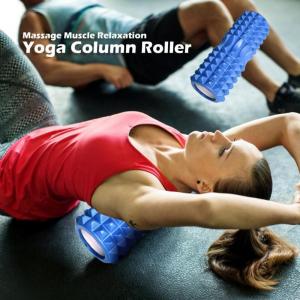 China Hollow Yoga Roller Pilates Fitness Foam Roller Muscle Relaxation Training Equipment wholesale