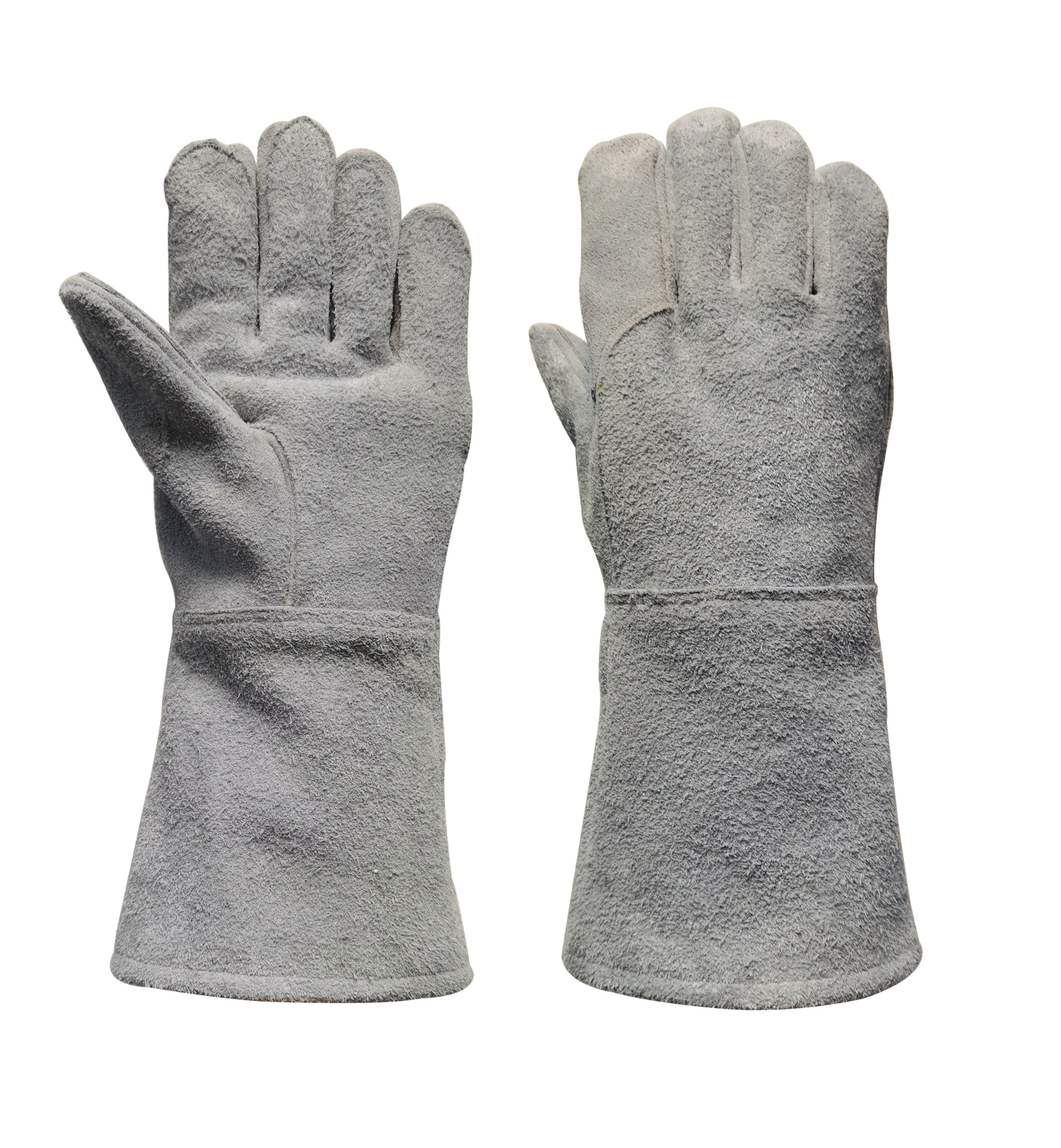China Cowsplit Heat Resistant Mig Welding Gloves Kevalr Stitching wholesale