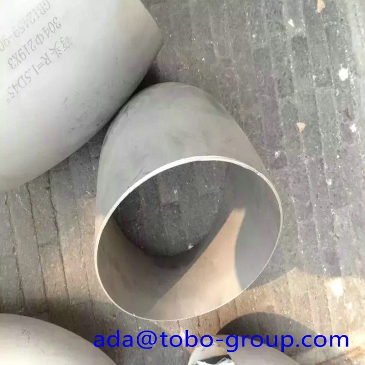 China Stainless Steel Elbow Pipe ASTM A182 F51 / UNS31803 / 1.4462 DN 15-1500 wholesale