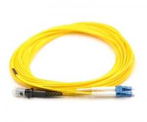 China LC To MTRJ Duplex Fiber Jumper , 10m Digital Fiber Optic Cable With PC UPC APC Connectors wholesale