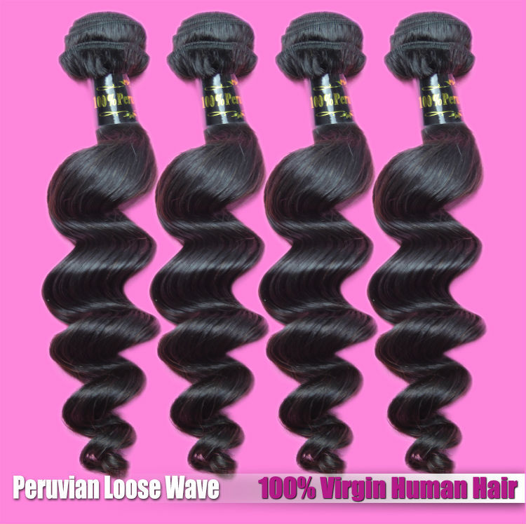 China Factory Wholesale Merchandise High Quality Peruvian/Brazilian Unprocessed Human Hair Loose Wave All Textures Available wholesale