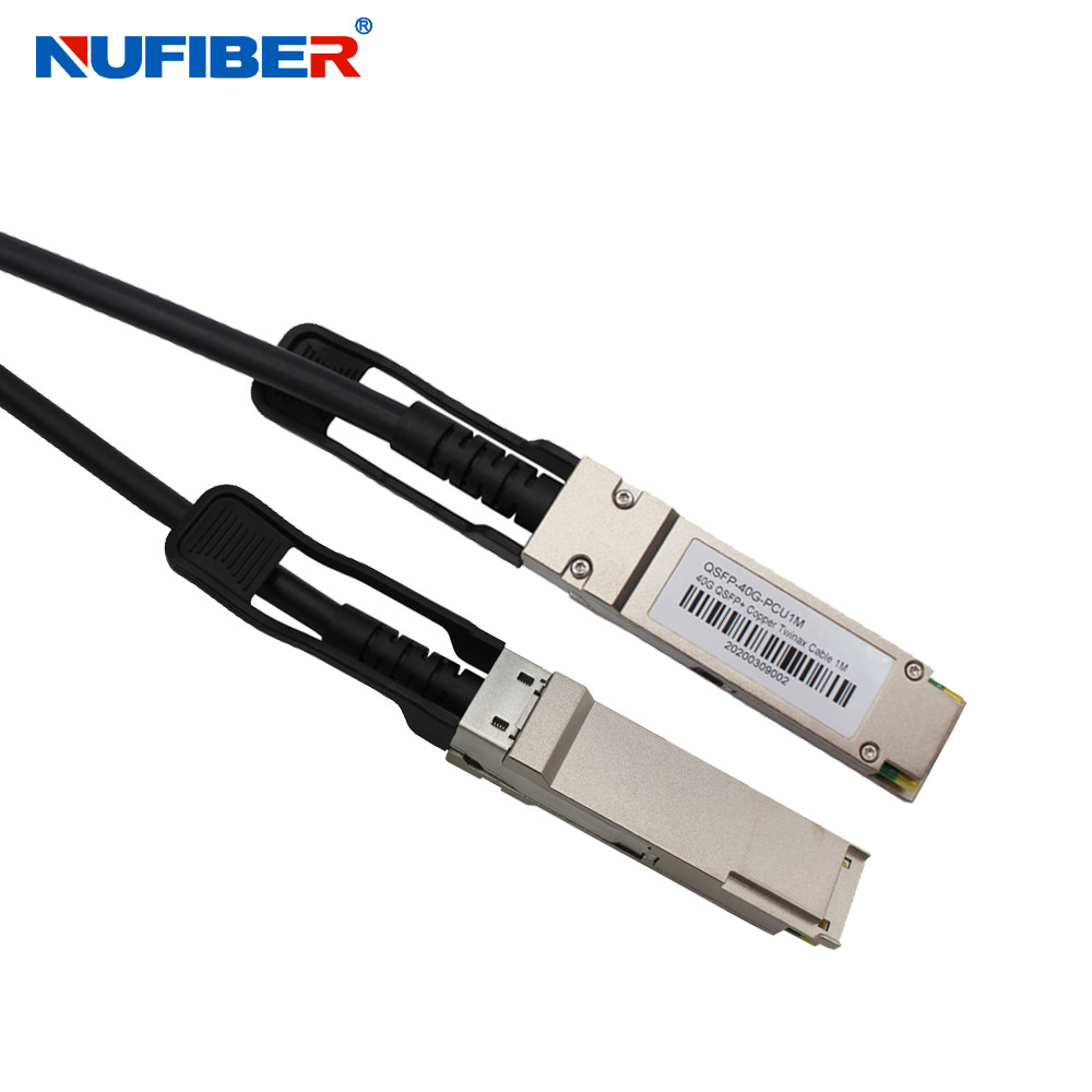 China FTTB 1M 40G QSFP To QSFP Passive Direct Attach Cable wholesale