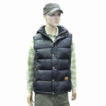 China Unisex Duck Down Vest/Body Warmer/Down/Winter Jacket/Coat, Waterproof  wholesale