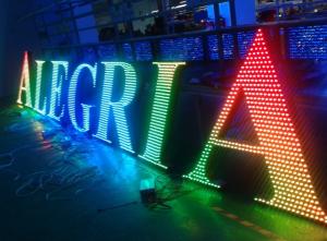 China Metal LED lighted sign letters for outdoor advertising decoration wholesale