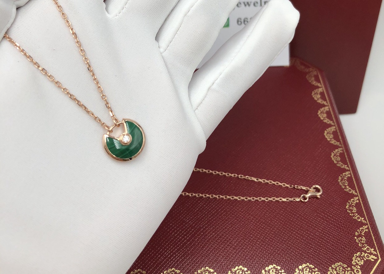 China 18K Pink Gold Amulette De Cartier Necklace wholesale