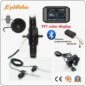 China TFT Colour Display 72v 5000w Ebike Conversion Kit With 2 Years Warranty wholesale
