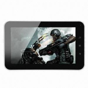 China 7" Ultra-thin 512MB/4GB Tablet PC, Allwinner A10/Android 4.0 OS/Camera/G-sensor/5-point Capacitive wholesale