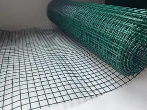 China 12.7mm Green PVC Coated Wire Mesh Fencing Rolls 1.3mm Thickness For Cage wholesale