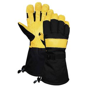 China Deer Leather Womens  Leather Ski Gloves wholesale