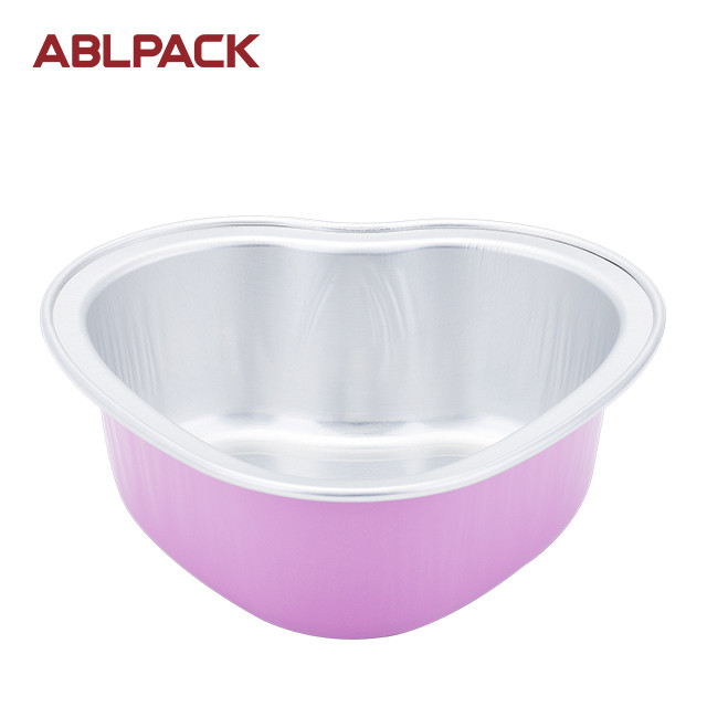 China 55 ml Foil Tray Catering food Container Aluminium Foil Pan Packing Disposable Kitchen Baking work home packing cupcake cup wholesale