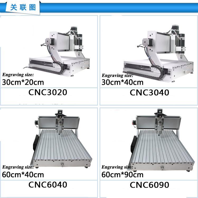 China NEW 3 axis 6040 1500W USB MACH3 CNC ROUTER ENGRAVER/ENGRAVING 220VAC wholesale