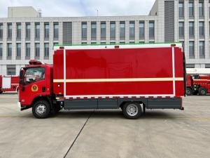China QC90 Apparatus Fire Engine Emergency Isuzu Water Rescue Truck 7020MM wholesale