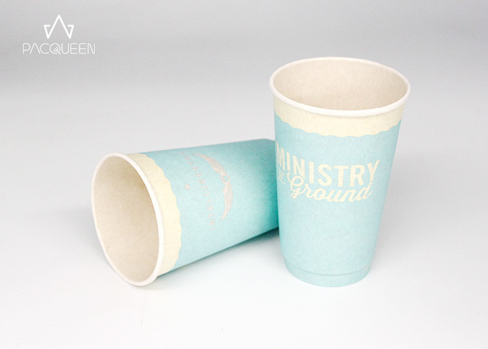 China Biodegradable Double Wall Takeaway Coffee Cups Natural Color Bagasse Based wholesale