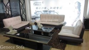 China Modern Half Leather Sofa Set 1+2+3 Promotional Sofa, Discount Sofa Furniture wholesale