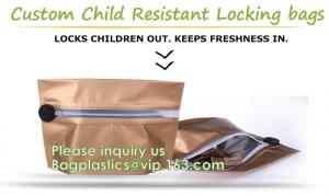 China smell proof zipper plastic cookie mylar childproof jokes up customized zipper children resistant airtight runtz peva bag wholesale