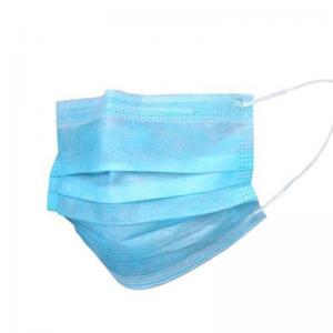 China Breathable Light Weight 3 Ply Disposable Face Mask High Filtration Efficiency wholesale