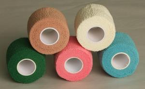 China Elastic Cotton Substrate Hand Tear Cotton Cohesive Flexible Bandage wholesale