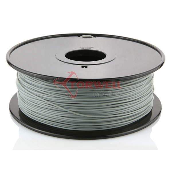 China Torwell Silver PLA filament for 3D Printer 1.75mm 1KG/spool wholesale
