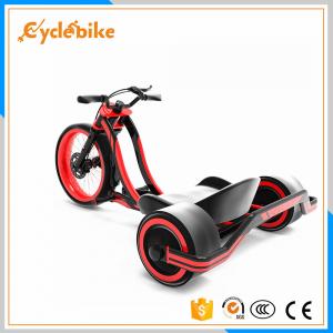 China 48 Voltage 35km / H Max Speed Electric Drift Trike With 15.4ah Lithium Battery wholesale