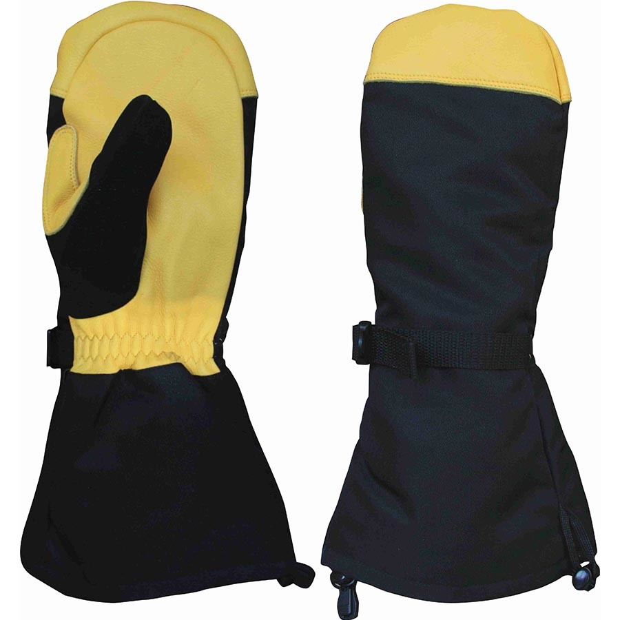 China Deerskin Moisture Barrier Leather Ski Gloves 3M Insulation Inserted wholesale