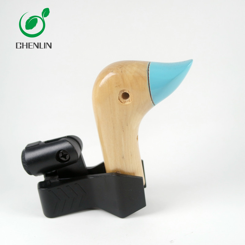 China Precision Fine Carving Wooden Umbrella Handle Umbrella Duck Handle Uv Resistant wholesale