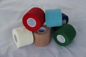 China Breathable Self - adhesive Colored Cohesive Cotton Elastic Bandage wholesale