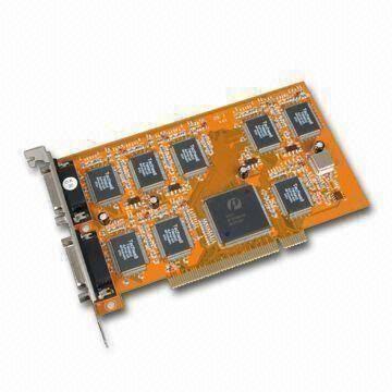 China DVR PCI Video Card, Supports PAL/NTSC, Plug-and-Play Function and Audio Monitor wholesale