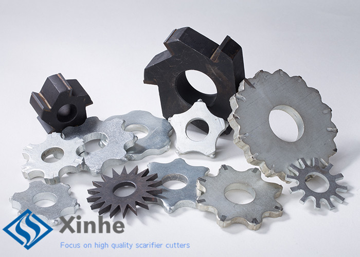 Floor Scarifier Full Steel Carbide Milling Cutters With Sharp Pointed Teeth