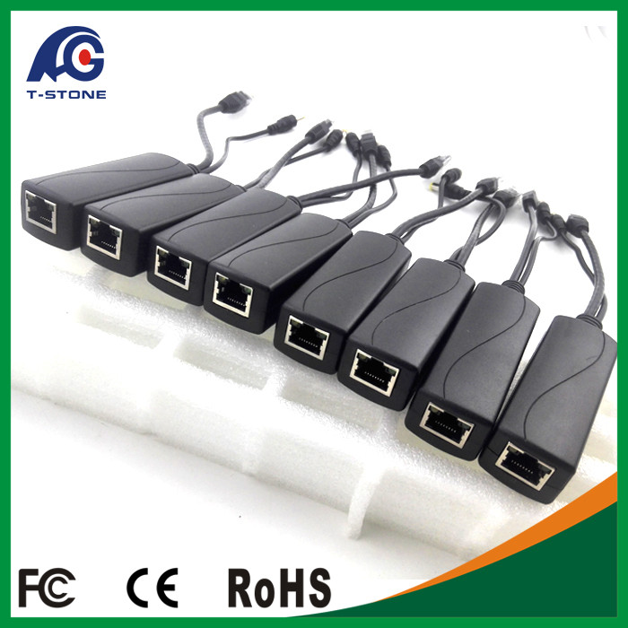 China best POE separator 100M Power Over Ethernet PoE splitter,Power Receiver,injector,PoE Cable wholesale
