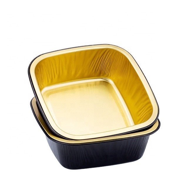 China Disposable Aluminum Foil Lid And Container For Airline And Restaurant Food Packing wholesale