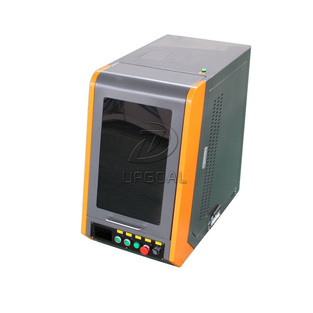 Buy cheap Closed Type 20W 110*1100mm Fiber Laser Marking Machine for Metal from wholesalers