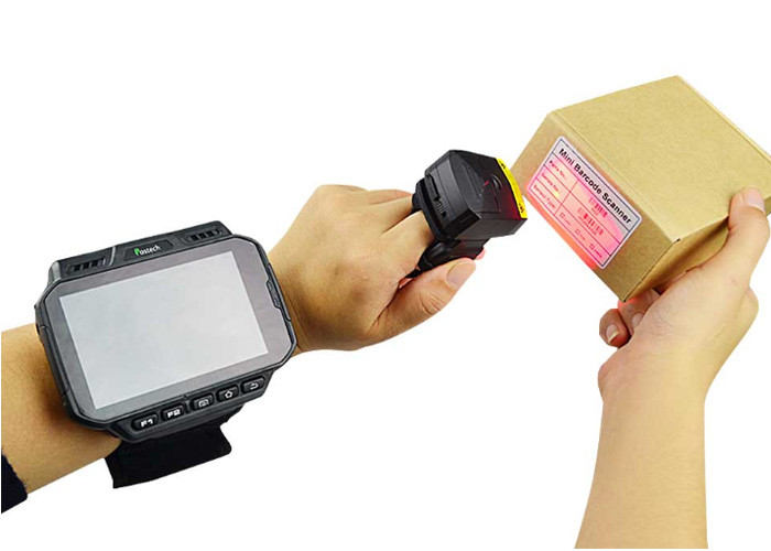China Wrist Mounted Portable Handheld Computer ，Android Wearable Barcode Scanner wholesale