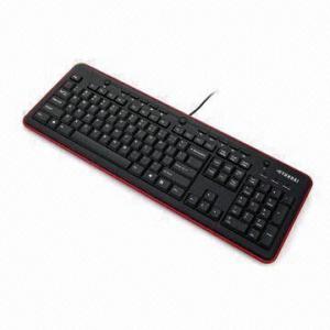 China Multimedia Computer Keyboard, Compatible with IBM PC/Sony's Play Station 2/USB/U+P wholesale
