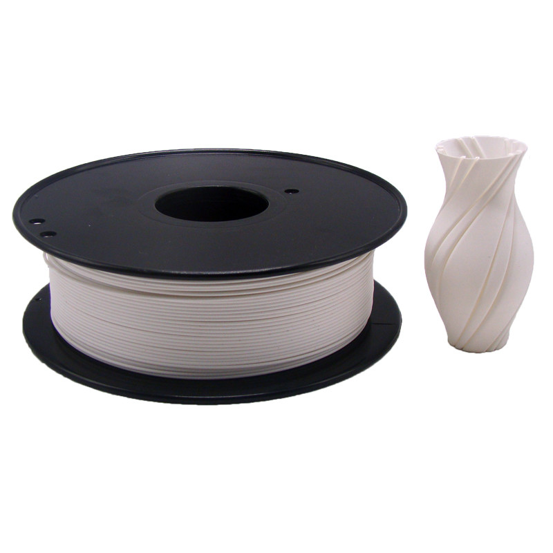 China 1.75mm Matte Pla Filament 1kg White For 3D Printer wholesale