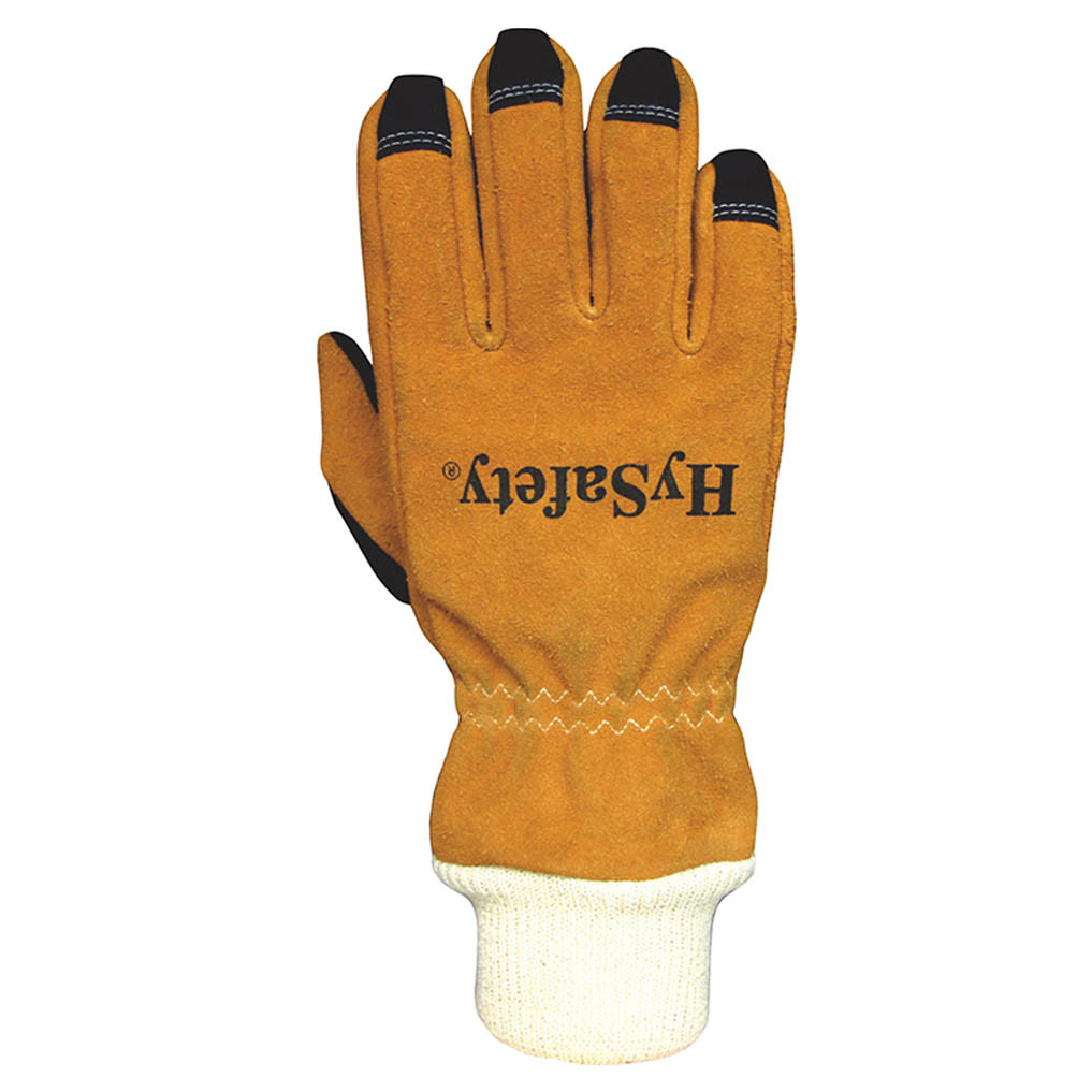 China NFPA 1971 High Dexterity Structural Firefighter Gloves Wristlet Cuff wholesale