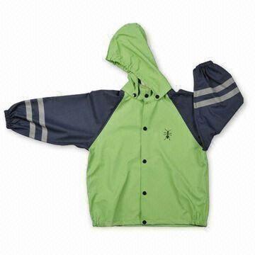 China Children's Raincoat, Made of PU Material, with Welded Seams wholesale