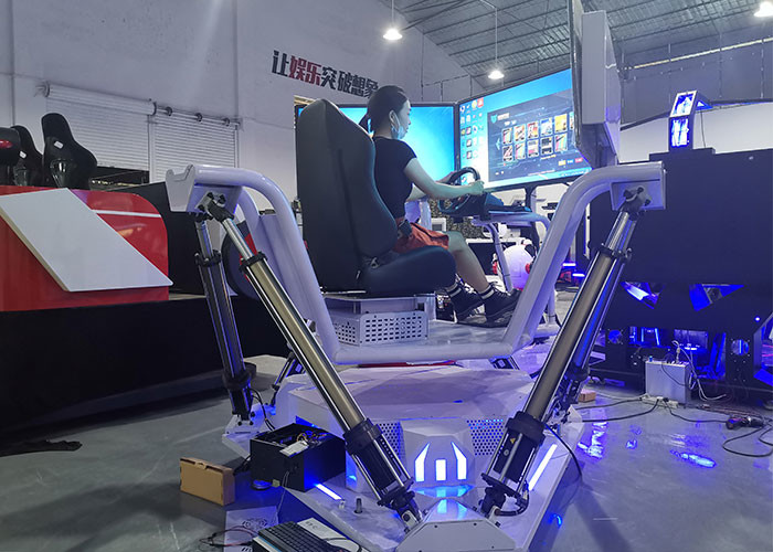 China One Person 6dof Motion Platform VR Racing Car Simulator wholesale