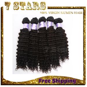 China Wholesale 7A 100% unprocessed high quality virgin brazilian wavy hair virgin deep wave hair wholesale