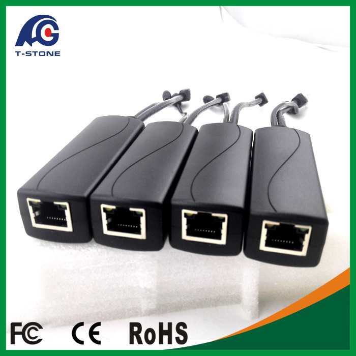 China Tape screened POE Cable, POE Splitter Injector synthesizer separator combiner wholesale