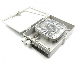 China Frog Wall Mount Termination Box , 12 Fiber Ftth Termination Box For Networking Devices wholesale