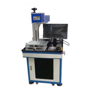China Glass Wood Laser Marking Machine with 30W RF Laser Marking Machine wholesale
