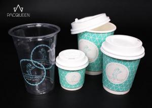 China Single Wall Custom Disposable Paper Cups Full Range PE / PLA Coated wholesale