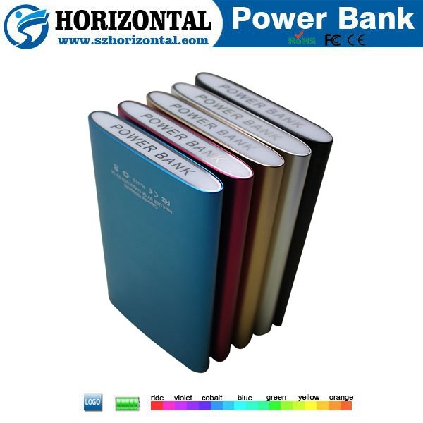 China Hot sale new most popular mobile power bank,slim power bank 5000mah wholesale