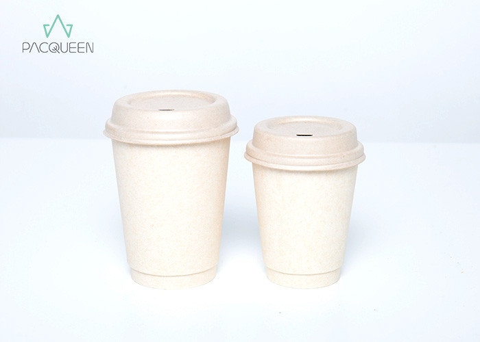 China 8 Oz/12 Oz/20 Oz Hot Drink Compostable Paper Cups Renewable Material With Lids wholesale