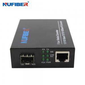 China NF-C550-SFP IEEE 802.3 10 100M SFP To RJ45 Converter wholesale